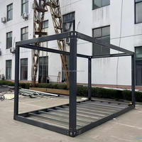 Casa Contenedor Prefabricada Modular Desmontable, de Ensamblaje Rápido, Reutilizable, Edificio Temporal Personalizado para Obras de Construcción
