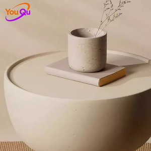 现代简约组合椭圆形矮桌咖啡桌，适合小公寓客厅 - Product Image 5