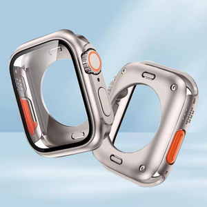 Coque de <span class=keywords><strong>protection</strong></span> intégrale en PC avec verre trempé pour <span class=keywords><strong>Apple</strong></span> <span class=keywords><strong>Watch</strong></span> 7 <span class=keywords><strong>8</strong></span> 9 Ultra 10 9 44mm <span class=keywords><strong>45mm</strong></span> 42mm 46mm - Product Image 6