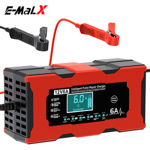 Chargeur de batterie automatique intelligent complet pour voiture et moto 12V6A de haute qualité avec écran LCD - Product Image 2