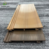 Panneaux de revêtement en PVC ASA avec co-extrusion pour l'extérieur Panneau extérieur Installation facile Matériau de construction Bardage en Wpc