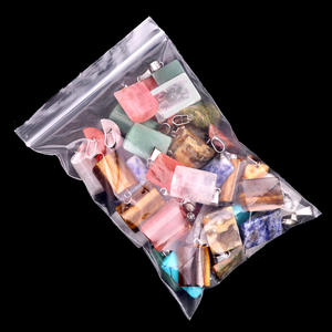 Grosir gaya baru 20MM hijau alami Aventurine mawar kuarsa liontin kalung grosir manik-manik perhiasan dengan silinder liontin - Product Image 4