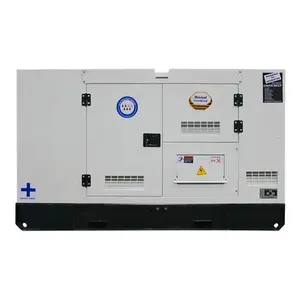 Desain baru Set Generator Diesel berpendingin air daya listrik tipe senyap 3 fase 160kw 200kva 60HZ Generator kedap suara