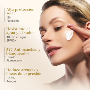 Crème solaire SPF 50 bio hydratante, apaisante, blanchissante et anti-UV en gros – Petit écran solaire SPF 50 pour le visage et le corps, tous types de <span class=keywords><strong>peau</strong></span> - Product Image 3