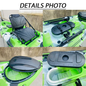 <span class=keywords><strong>Kayak</strong></span> <span class=keywords><strong>de</strong></span> pesca K1 para una sola persona, Motor eléctrico motorizado para Lago y Río, con pedales <span class=keywords><strong>de</strong></span> pie - Product Image 4