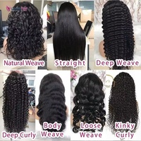 Perruque brésilienne vierge en cheveux humains, sans colle, avec dentelle transparente HD, perruques frontales en cheveux humains pour femmes noires, perruque 360 Lace