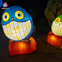 Outdoor-Parkdekoration Chinesisches Traditionelles Festival Licht- und Tier-Seidenlaternen-Show Schlangenlaterne