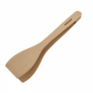 Resistente 30 cm pinze da cucina in legno manico lungo eco-friendly in legno di faggio cucchiaio da cucina per uso domestico cucina grande per pentola agitazione - Product Image 2