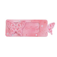 Carte de vœux 3D papillon dégradé style Ins, faite main, personnalisable, cadeau commémoratif, mini-carte créative