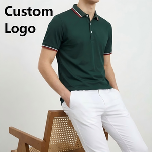 เสื้อโปโลเปล่าแบบขายส่ง เสื้อโปโลผู้ชายแบบกำหนดเอง เสื้อโปโลระบายความร้อน เสื้อโปโลผ้าฝ้ายผู้ชาย เสื้อยืดโปโลลำลอง - Product Image 1