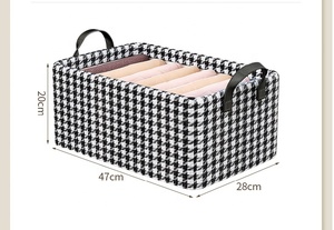 Caja de almacenamiento plegable portátil, organizador, cesta de tela, edredón cuadrado para el hogar, almacenamiento de ropa, Maleta ordenada, bolsa contenedora de almacenamiento - Product Image 6