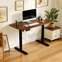 Bureau d'ordinateur en fer moderne et durable - Bureau debout ergonomique réglable Capacité de 60 kg pour la maison, l'étude, le bureau Utilisation confortable d'un ordinateur portable