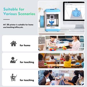 Impresoras 3D FDM de Alta Velocidad 250 mm/s con Nivelación Automática, Volumen de Impresión de 100x110x100 mm, Juguetes para Niños, Impresora 3D para Manualidades, Impresora 3D para Niños - Product Image 5