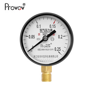 Calibração do seletor do diâmetro 60mm Nitrogênio gás Hélio Argônio Oxigênio Dióxido de carbono Hidrogênio Metano Medidor de pressão acetileno - Product Image 5