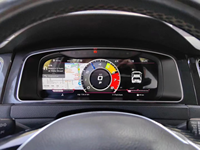 Écran tactile numérique de 12,3 pouces pour tableau de bord VW CC Golf 7 Golf GTi, écran LCD
