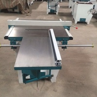 Table de travail mobile pour le travail du bois avec table coulissante à 45 et 90 degrés, machine à scier circulaire pour la découpe de panneaux, à vendre