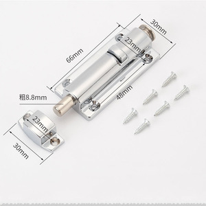 Kete 4-inch 406 tự động mùa xuân bu lông 3-inch 404 cao cấp chốt cửa (Hợp kim kẽm) <span class=keywords><strong>push</strong></span>-nút bu lông thép không gỉ - Product Image 6