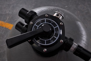 Filtre à sable pour piscine à montage supérieur avec débit de 25 m3/<span class=keywords><strong>h</strong></span>, filtre à sable avec vanne multi-ports à 7 voies - Product Image 2