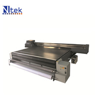 Imprimante UV Hybride Ntek 3,2 m avec Têtes d'Impression Ricoh Gen5 Gen6, Imprimante UV à Plat et Roll-to-Roll