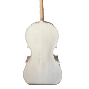 SurpassMusica handmade white cello viola violin accept customization handmade spirit varnish solid spruce top and maple back