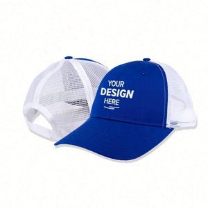 Custom 6-Panel Mesh Trucker Hat with 3D <b>Embroidery</b> Hip Hop & Y2K Fashion Style Corduroy Canvas <b>Material</b> for Winter Low MOQ - Product Image 1