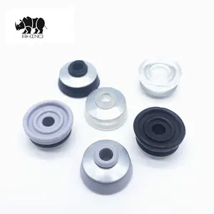 22*10.5Mm Zwart/Grijs/Transparant Washer Metalen Verzinkt Epdm Rubber Washer Kom Wasmachine Schroef Washer