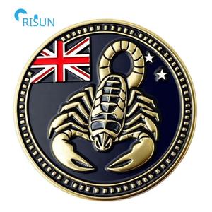 Pièces commémoratives personnalisées en émail pour anniversaire, Australie, ASIO, Scorpion, pièces de défi personnalisées, pièce de défi ASIO personnalisée - Product Image 6