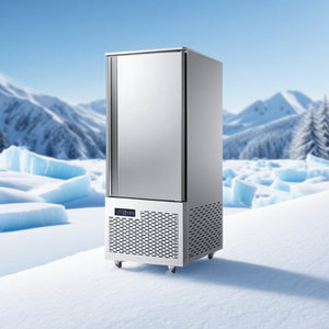 Công suất lớn khay 12/18 Vụ Nổ Tủ đông-45 ℃ cửa duy nhất Nhanh Chóng-đóng băng thiết bị quạt làm mát không có sương giá nhà bếp lạnh - Product Image 4