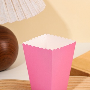 Pochettes jetables en papier kraft couleur unie, best-seller, avec poignée pour nuggets de poulet, pour emballage alimentaire, forme personnalisable - Product Image 3