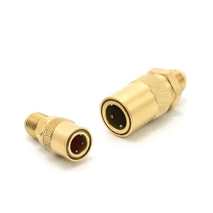 China Adapter Flexible Hex Coupling Brass Quick Release Coupling For Lpg Gas Water Quick Coupling