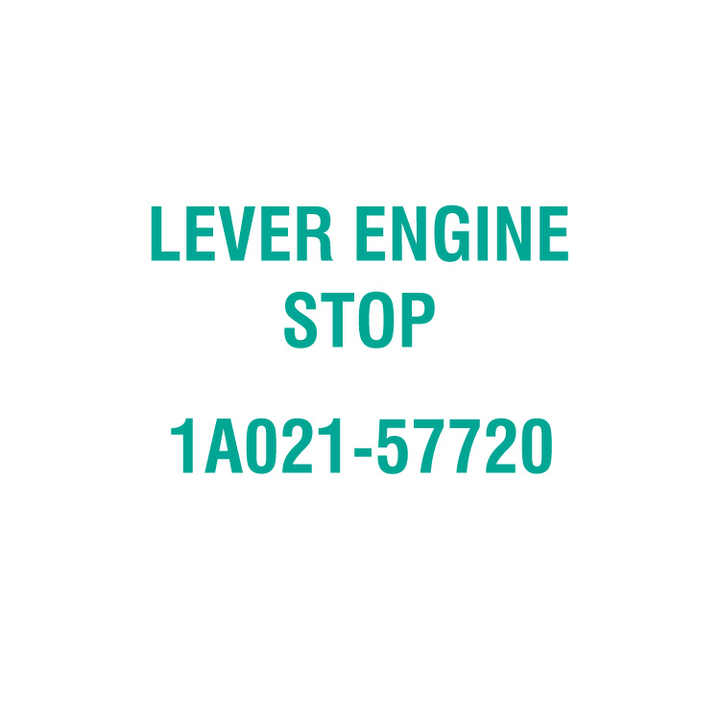 Genuine Lever Engine Stop 1a02157720 1a02157720 Wholesale For Kubota