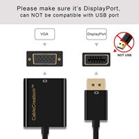 Câble adaptateur convertisseur VGA mâle vers HDMI femelle avec sortie audio 1080P, adaptateur VGA HDMI pour PC portable