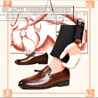 Britische Herren Casual Lederschuhe Business-Kleid Hochwertige, atmungsaktive Fliege mit weichem Boden, Herren schuhe für Hochzeiten