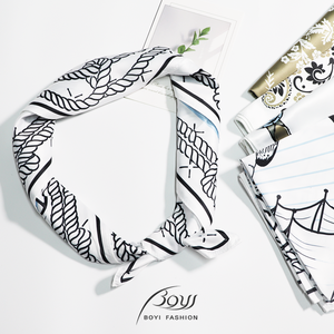 Chất Lượng Cao Vẽ Tay Nuốt Mô Hình In Vuông <span class=keywords><strong>Polyester</strong></span> Khăn Choàng Và Khăn Choàng Cho Phụ Nữ Cho Mùa Hè Và Mùa Xuân - Product Image 3