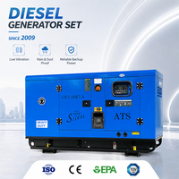 Groupe électrogène diesel silencieux 24 kW 30 kVA avec moteur Ricardo, capot de protection contre les intempéries, adapté aux besoins en énergie des bases de camping en extérieur