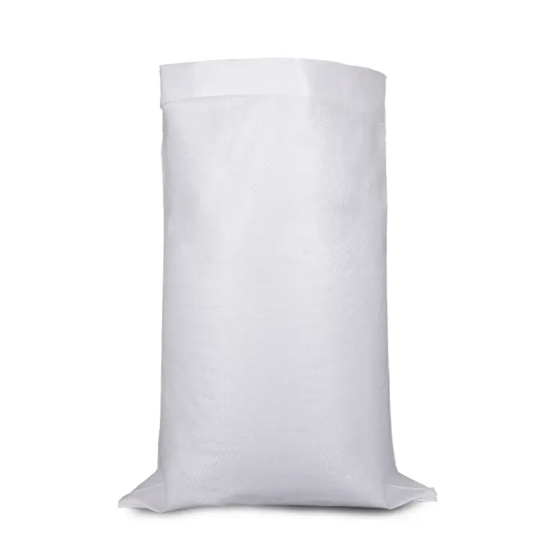 High quality 25kg 50kg 100kg blank pp woven sack sand packing bag