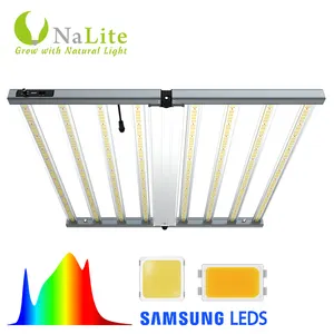 Nalite lampu tumbuh Led 700W 720W, garis spektrum penuh pengatur waktu dapat disesuaikan Samsung Lm281B Lm301B Lm301H 3500K penanam pilihan Uvir Bar