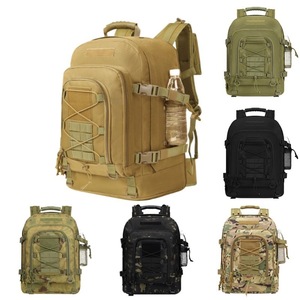 Tactical Backpack Large Capacity Outdoor Sports Hiking Camping Military Style Unisex Backpack With Water Bottle Holder And - Product Image 1