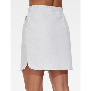 FOXA Jupe de survêtement à cordon de serrage pour femme, taille élastique en coton avec poches, pour le golf, le tennis et les loisirs - Product Image 2