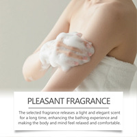 Gel Douche Hydratant Longue Durée au Parfum de Kaki, Mousse Riche, Nettoyage en Profondeur, Lissant et Anti-Odeurs Fortes
