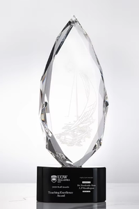 Trofeo de Cristal K9 Personalizado |   Grabado y Composición Tipográfica Gratuitos |   Caja de Regalo |   Premio de Campeonato para Deportes/Negocios - Product Image 4