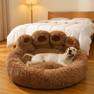 Cama para Perros de Tela de Lana para Invierno, Cálida, Mediana y Grande, para Perros de Pelo Largo como <span class=keywords><strong>el</strong></span> <span class=keywords><strong>Koki</strong></span> y <span class=keywords><strong>el</strong></span> Golden Retriever, Alfombra de Dormir de Lana, Universal para las Cuatro Estaciones, Suministros para Mascotas - Product Image 1