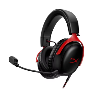 Audífonos para Juegos HyperX Cloud 3 Negros+Rojos con Cable, Hyper-X Cloud III BLK/RED - Product Image 3