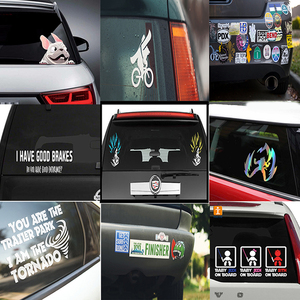 Calcomanías para Autos Resistentes a los Rayos UV y a la Intemperie, Logotipo Personalizado, Calcomanía Impermeable para Ventanas de Autos - Product Image 4