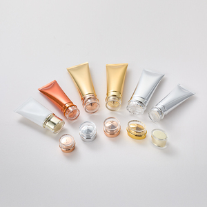 Cosmetic Aluminum <b>Plastic</b> <b>Tubes</b> with Screw Cap Oval Design for Cream Gel Packaging - Product Image 1
