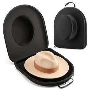 Custom Hat Carrier Case For Travel Wholesale EVA Travel Case Bag For Fedora Hats