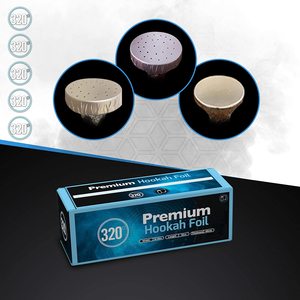 Papel de aluminio para shisha de 0.03 mm, al por mayor, papel de aluminio para hookah de 15*15 cm, papel de aluminio para shisha - Product Image 2