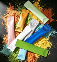 Sachet Doypack long de qualité alimentaire, étanche, thermoscellable, avec logo personnalisé pour poudre