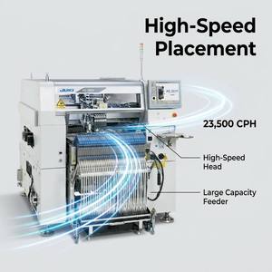Machine de Placement CMS Haute Vitesse JUKI KE-3010 avec Roulement de Moteur, <span class=keywords><strong>23</strong></span> 500 CPH, Monteur Automatique d'Assemblage de PCB pour Composants 0402 - Product Image 5