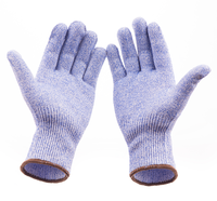 Gants de travail de sécurité haute performance multi-usages certifiés EN388 en HPPE tricoté, résistance au coupure niveau 5, pour la manutention industrielle